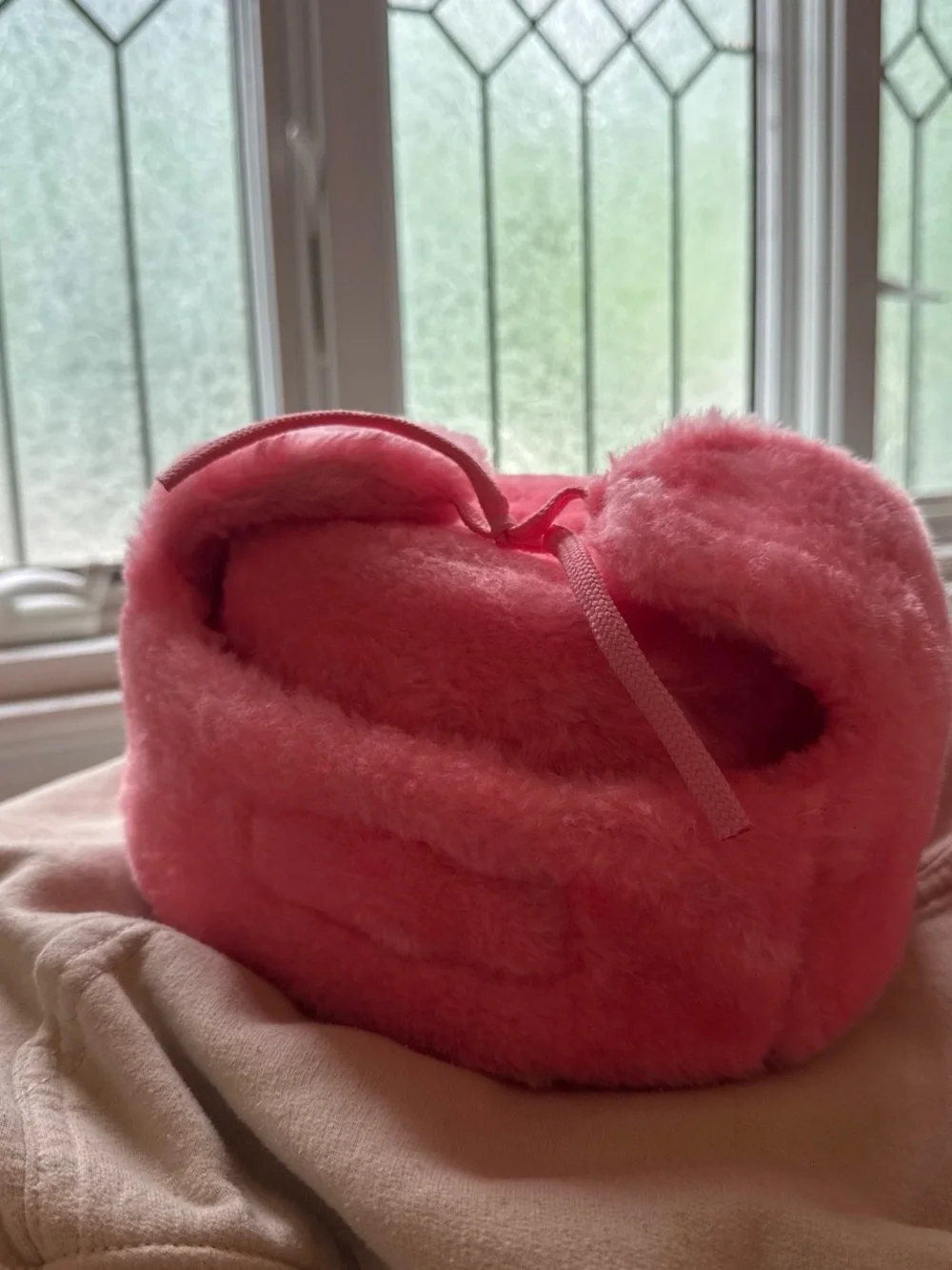 Original Ushanka Pink Faux Fur Hat by LilPeep